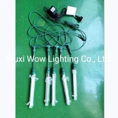 Drop Snowing Snowfall/Meteor Shower Tube - Bright White Christmas Lights