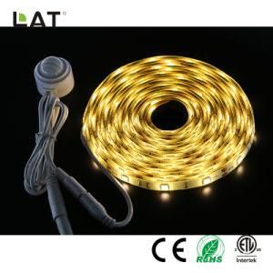 DC12V 3m IP65 Smart SMD5050 Ww/Cw 30/60/120LEDs Flexible LED Strip Light with Sensor Can Adjust 30s to 10min