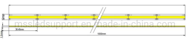 COB Tape LED Strip Light 12V 24V 5m Super Bright Lighting LED Strip for Decoration