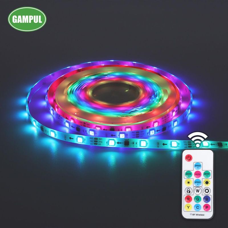 Wholesale 18W Flexible Smart Chasing RGB Tape Lighting LED Strip Light for Christmas Lighting