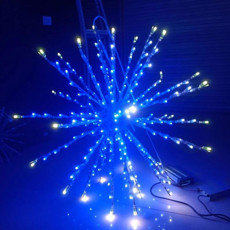 Shopping Mall Decoration Piont Control Foldable RGB Ball Light