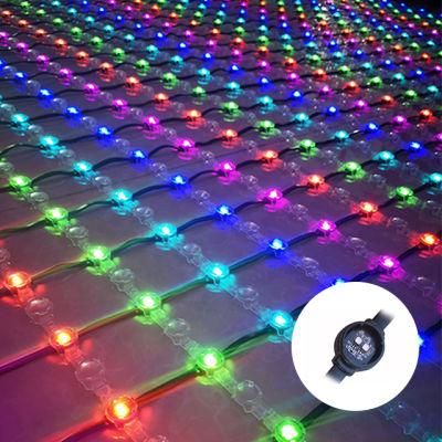 SMD3535 12VDC 180degree 22mm Net Mesh Screen RGB LED Decoration Light