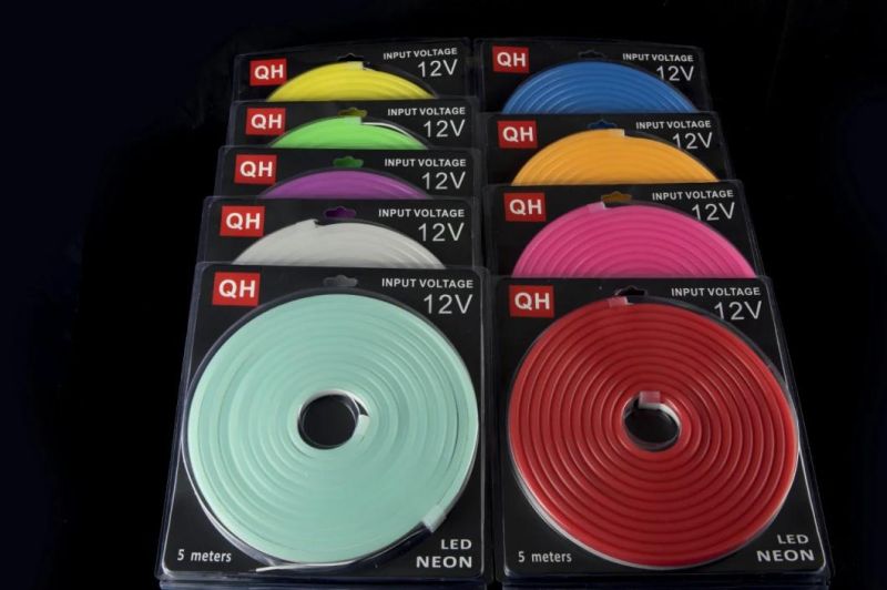 Flexible Waterproof 12V LED Cutting Flex Neon Tube Lights for Cars