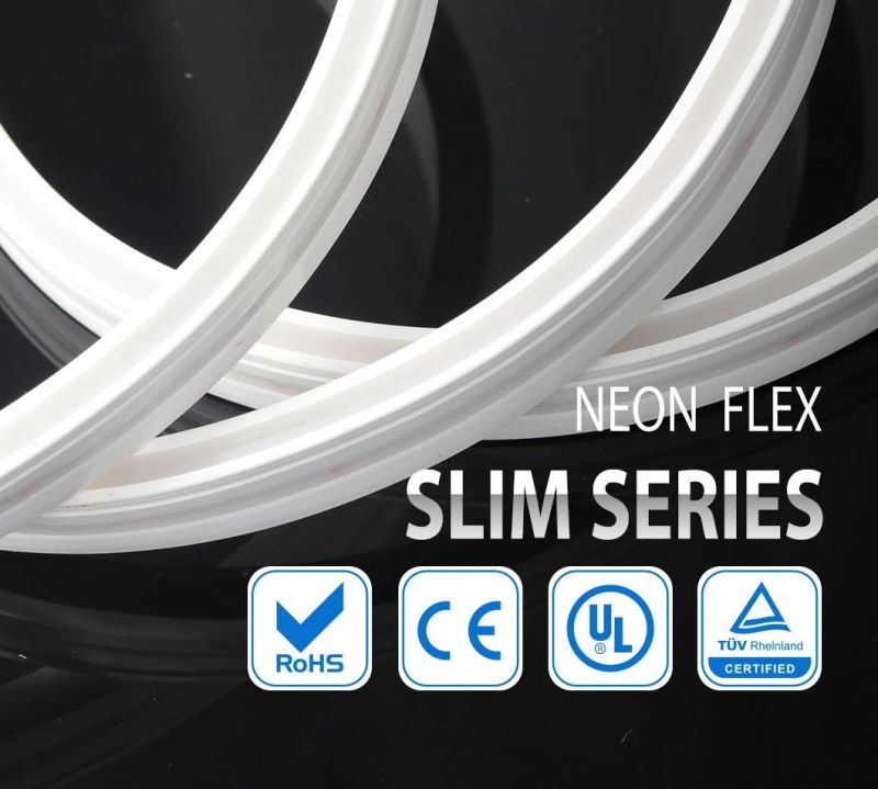 RoHS CE UL SMD2835 LED Neon Light Silicon 24V Flexible LED Light Strip Neon