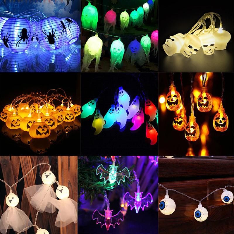 Halloween Festival Party Decorative Battery String Light with Pumpkin