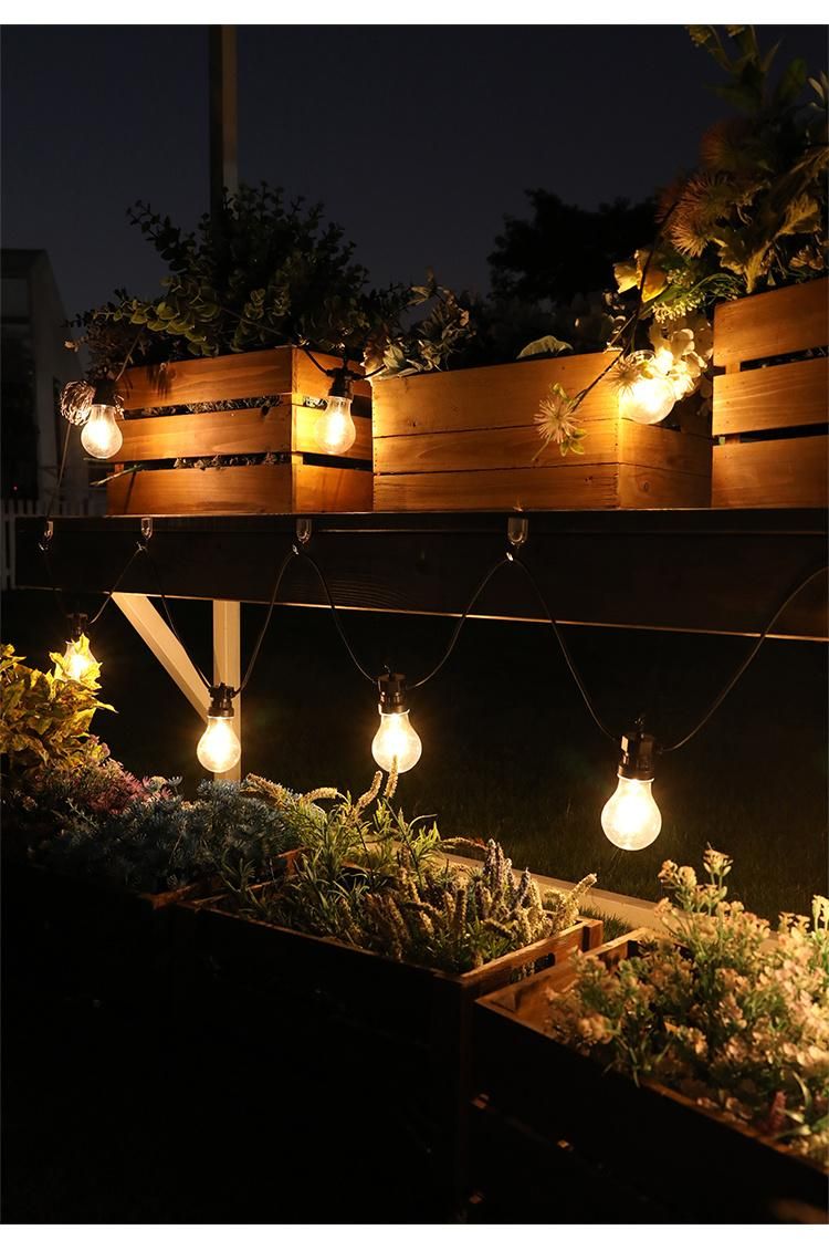 A19 A60 G50 LED Bulbs Garden Patio Outside String Festoon Lights