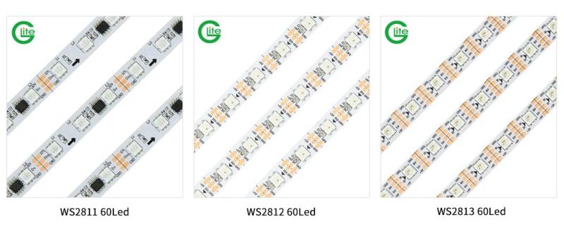 Quality 16703 Digital SMD5050 Ws2811 12V High Density Addressable LED Strip