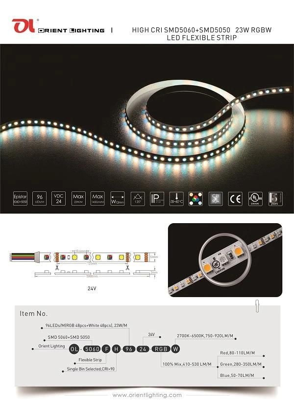 LED Flexible Strip Decoration Light with Ce UL