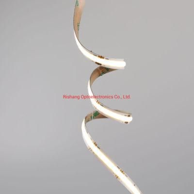 IP65 Waterproof Homogeneous Light UL CE DC24V 1800K CRI&gt;90 10W COB LED Strip