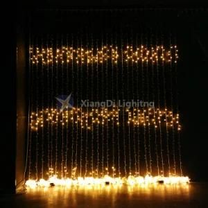 Outdoor Curtain Lighting LED Christmas Curtain Waterfall Lights