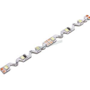 Flexible SMD 2835 5050 60 LED RGB Foldable Bendable S Shape Zigzag LED Strip