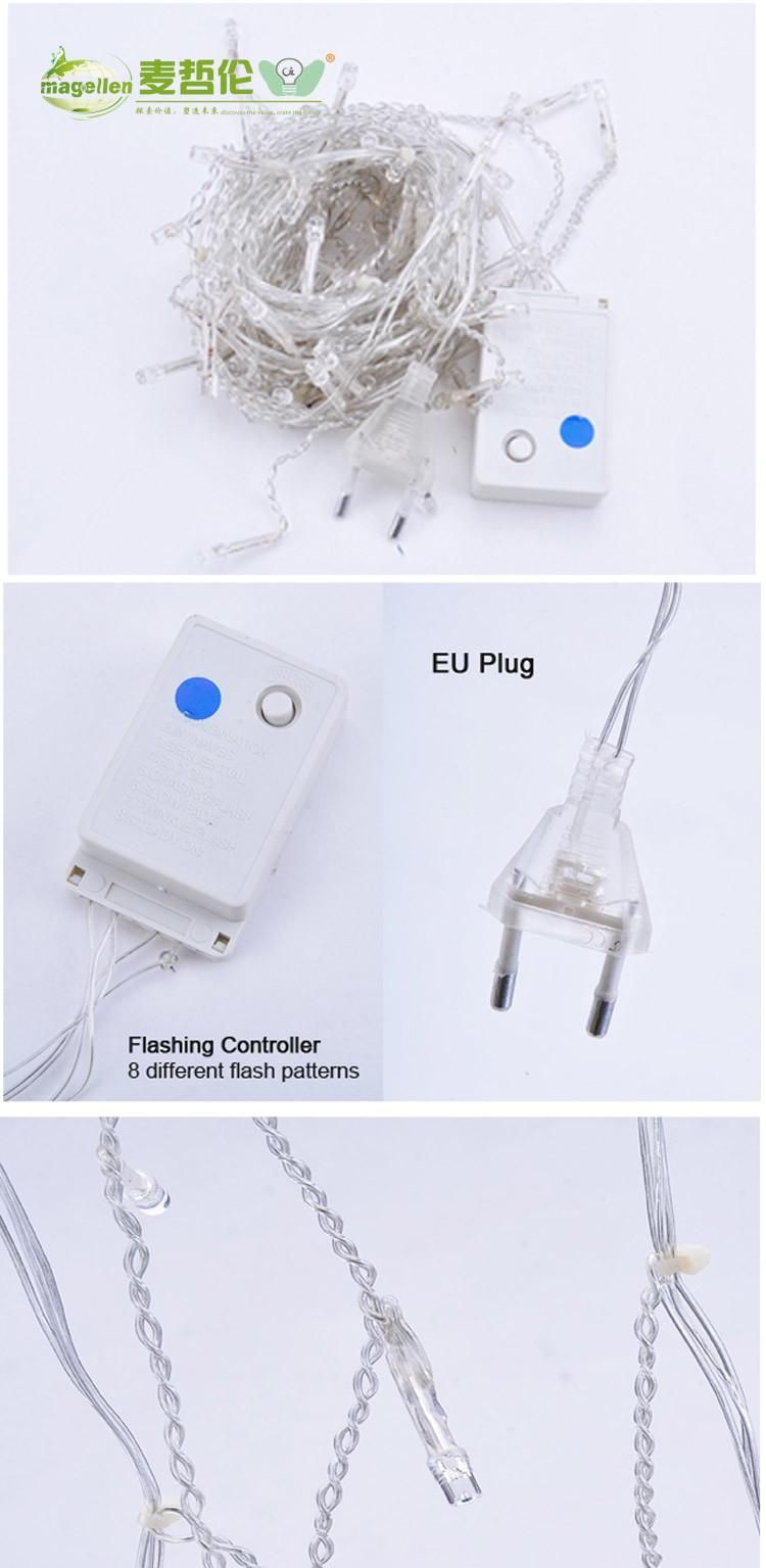 Outdoor LED Icicle Light for Christmas Decoration