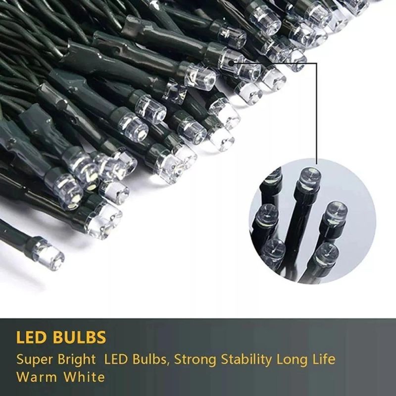 100m Fairy Light with Christmas Decoration