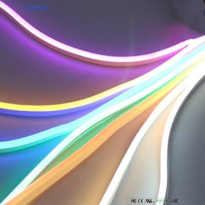 R/G/B/Y/O/W/W DC24V Size 8*13.5mm Side Bending LED Flexible Neon Strip for Sign