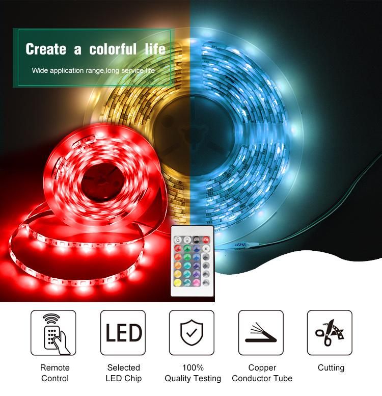 TV Background Lighting Smart APP Control Flexible LED Strip Lights