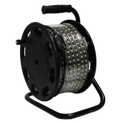 CE RoHS 230V Linkable Design 5050 Indoor /Outdoor Strip Work Light for Construction Site, Short-Term Engineering Project 15m Kit