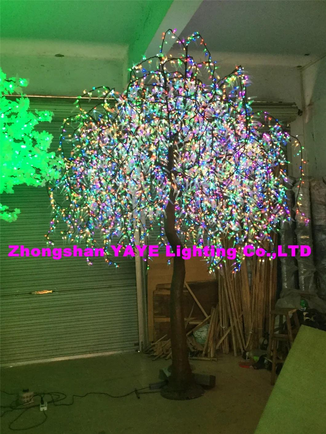 Yaye 2021 Factory Price CE/RoHS Outdoor/ Indoor Using RGB LED Willow Tree Light with Remote Controller