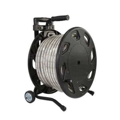 AC230V SMD5050 50m Portable Kit Outdoor Use LED Strip Light on a Drum for Construction Site Lighting Work Light