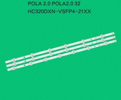 LG 32inch 3ab One Set TV Backlight Strip LG Pola2.0 32&prime; &prime; a Type Rev0.0 2017.10.21 590mm