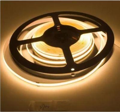 DOT Free DC24V/DC12V 320 Chips/Meter IP20 Flexible COB LED Rope Light