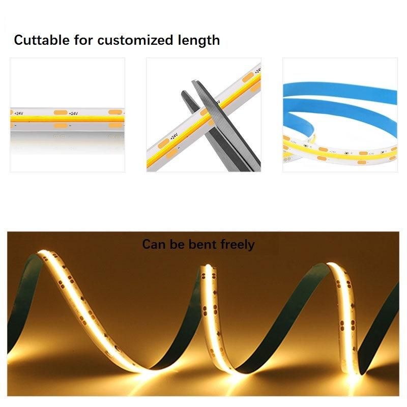 New Arrival 24V 512LEDs 8mm 10W LED Strip Light