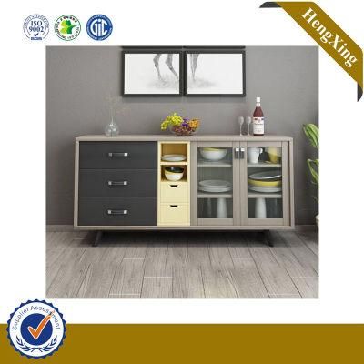 Foshan Wooden Home Living Room Furniture Set Kitchen Product Glass Door Console Table Side Cabinets
