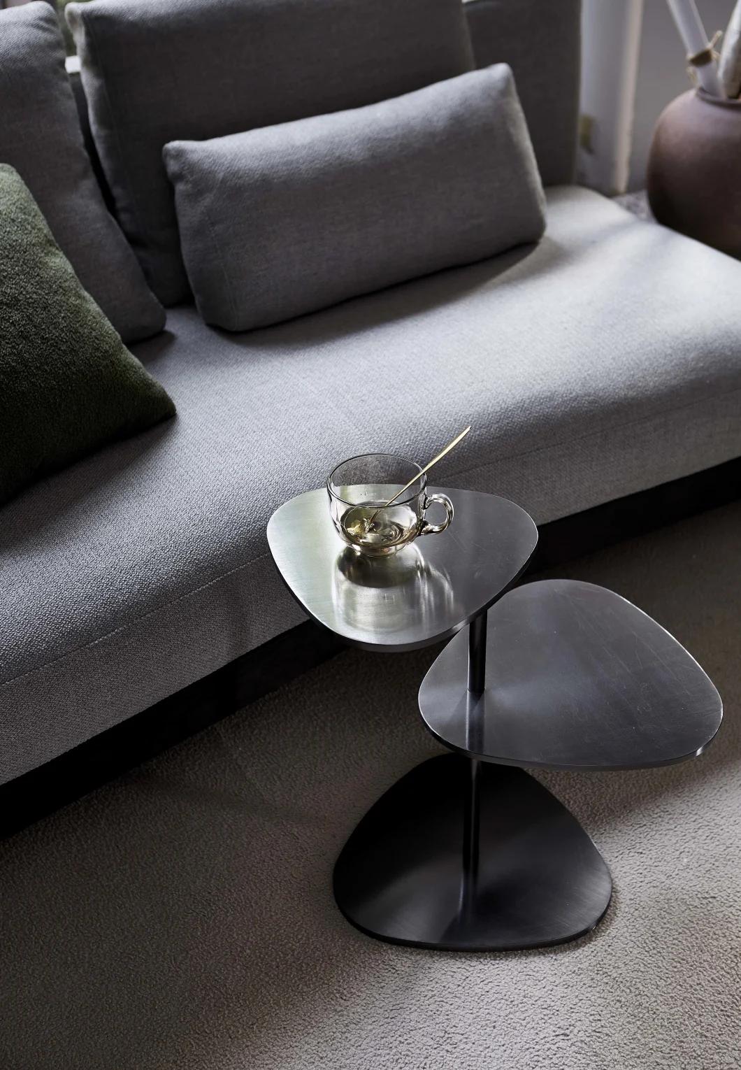 CT82 Metal Side Table, Stainless Steel Side Table, Latest Design Coffee Table and Side Table in Home and Commercial and Hotel Customization