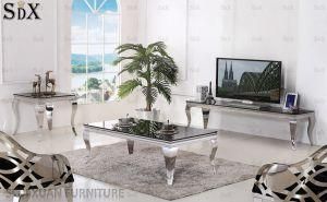 Modern Home Furniture Glass Dining End Coffee Cocktail Table