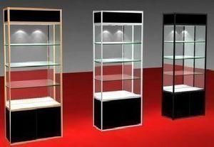 USA Popular Corner Cabinet, Corner Showcase Cabinet, Corner Glass Display Cabinet