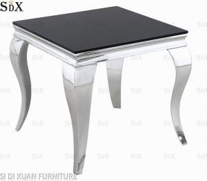Modern Liviningroom Furniture Lamp Louis Design Hot Selling Glass Top Small Coffee Side Table