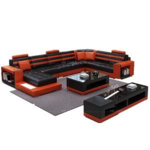 Modern European Style Washable Living Room Sofa Set Factory Wholesale Fabric U Shaped Sectional Sofa,