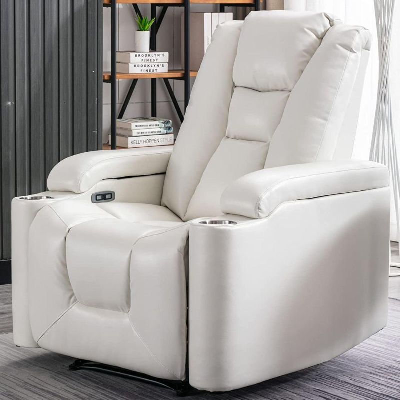Jky Furniture Modern Multifunction Leather Home Theater Recliner Sofa Set for Homeusing