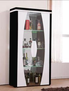 MDF Living Dining Room Liquor Wine Display Cabinet with Shelf Modern Home Furniture