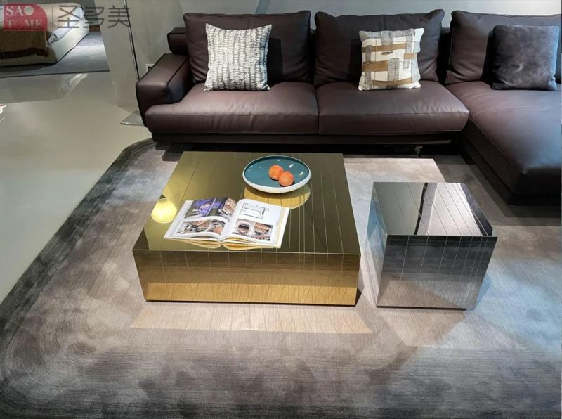Side table Living Room Furniture Metal Frame Coffee Table