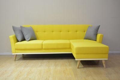 Huayang Living Room Furniture Sofa Set Fabric Sofa with Metal Legs for Hotel Office Sofa