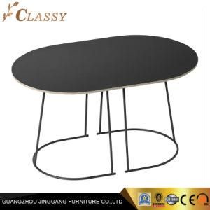 Home Dining Room Stainless Steel Thin Frame Coffee Side Table