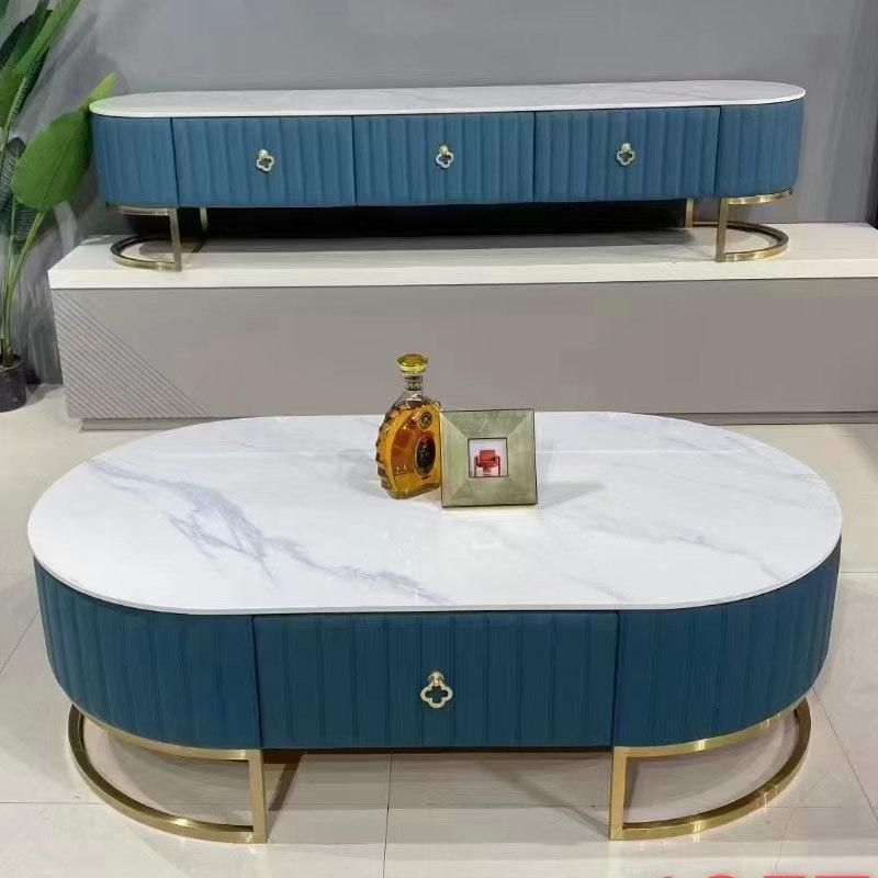 Light Luxury Modern Home Entertainment Wall Unit Meuble TV Stand TV Cabinet for Living Room