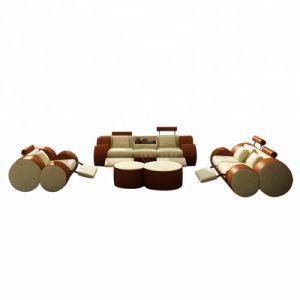 Sofa Set Furniture Chesterfield Sofa Genuine Tufted Leather Leather Sofa