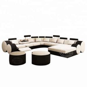 Design Modern European Style Sofa Luxury Furniture White Leather Sofa Furniture