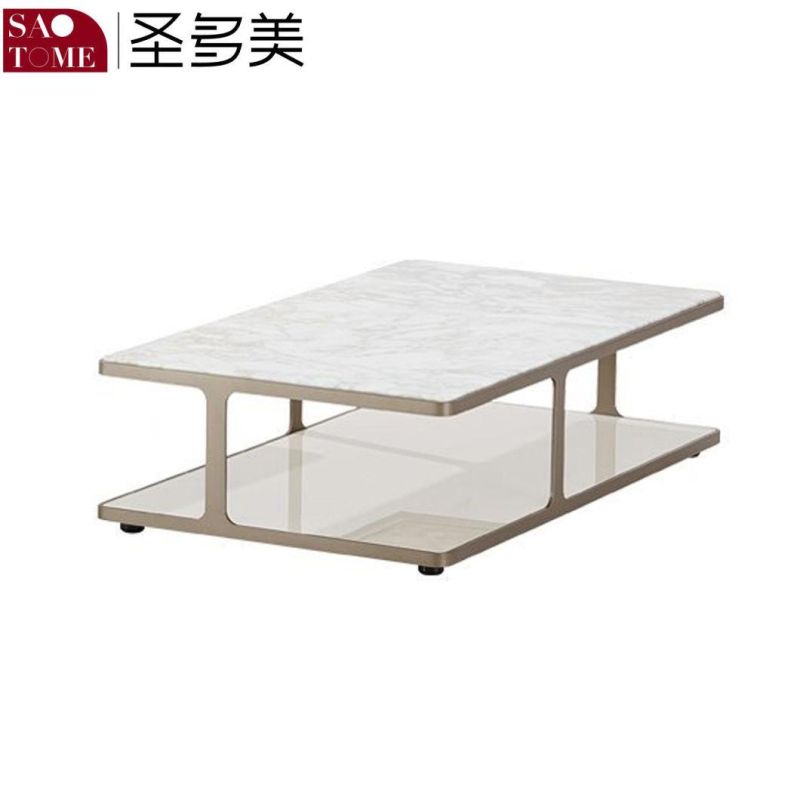 Modern New Design Living Room Furniture Marble Square Tea Table