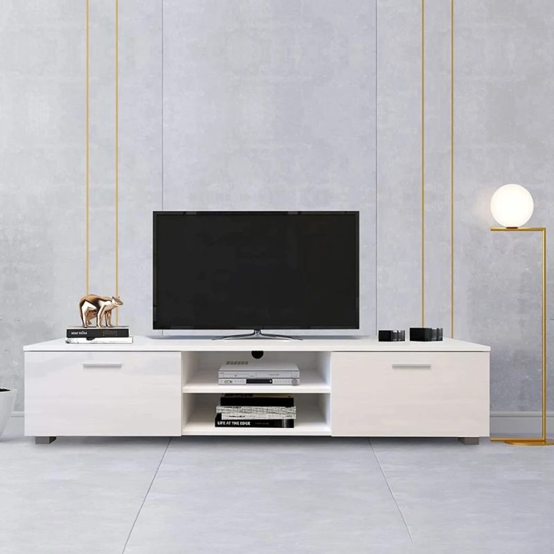 Modern Style TV Cabinet TV Stand with Storage for Living Room Bedroom