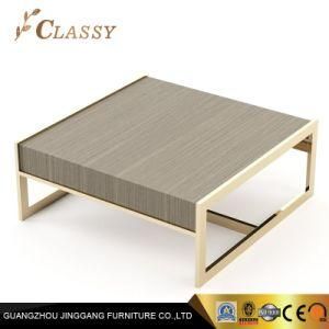 Marble or Wooden Veneer Living Room Coffee Table