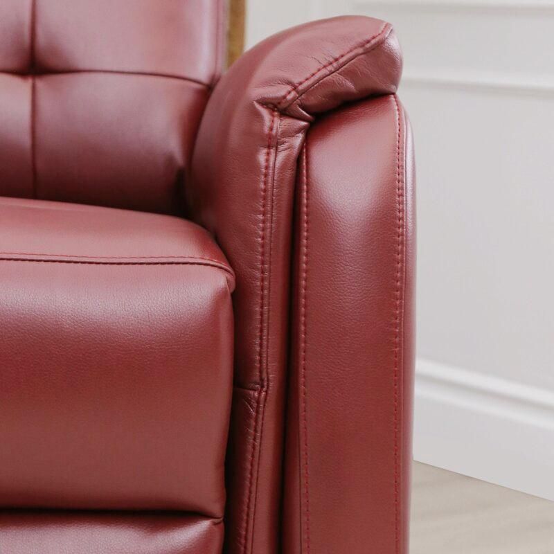 Jky Furniture Leather Rock and Swivel Power Recliner Chair with Massage Function