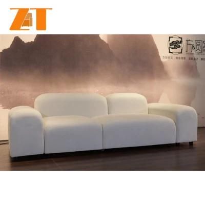 Modern Luxury Wooden Couch Home Furniture Sectional Settee Living Room Fabric Sofa