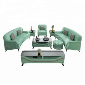 Sofa Set Vintage Classic Pink Velour Living Room Furniture Sofa Section