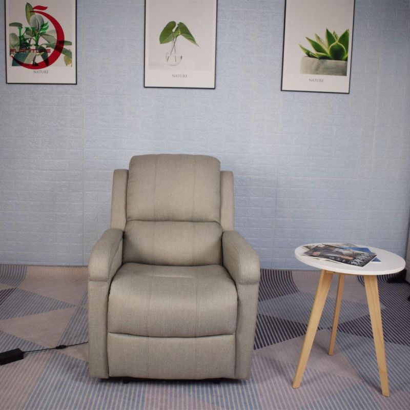Jky Furniture Fabric Power Recliner Chair with Massage and Heating Functions for Living Room