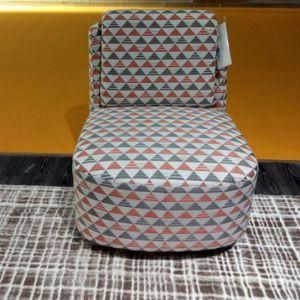 Fabric Leisure Chair for Home Furniture with Solid Wood Legs