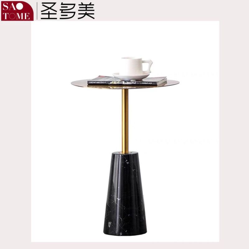 Modern Hotel Living Room Furniture T-Shaped Round Tea Table