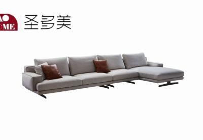 Low Back Genuine Leather Carton Packed 4440*1830*700mm Dining Furniture Sofas