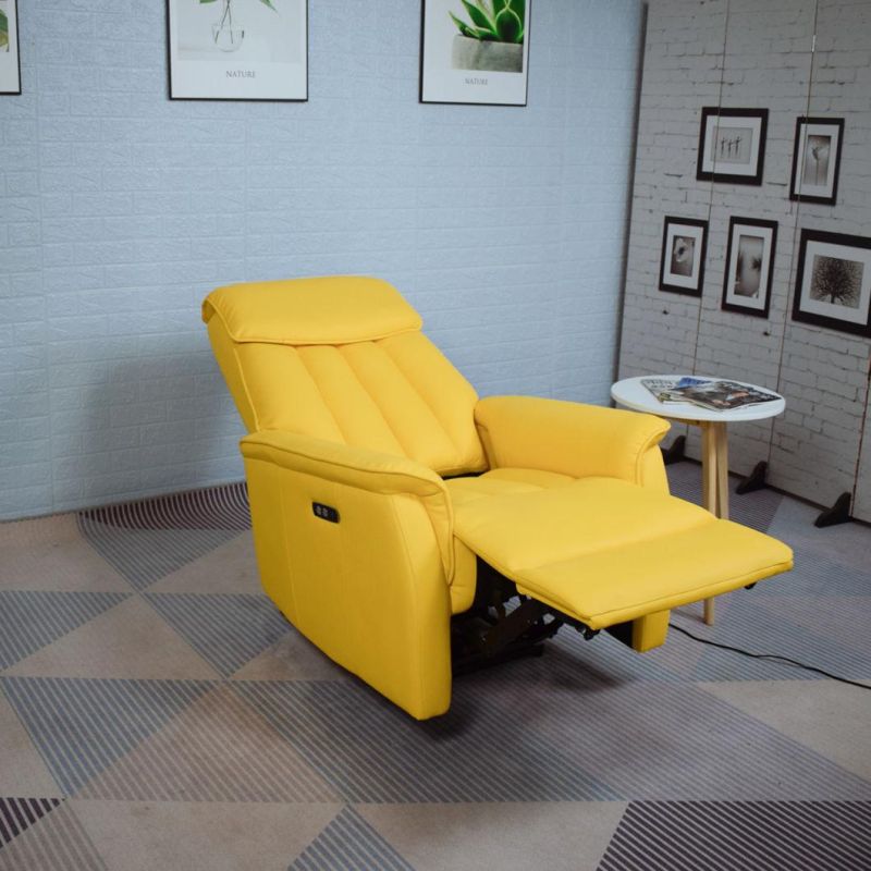 Jky Furniture Modern Design High Adjustable Power Recliner with USB Charger